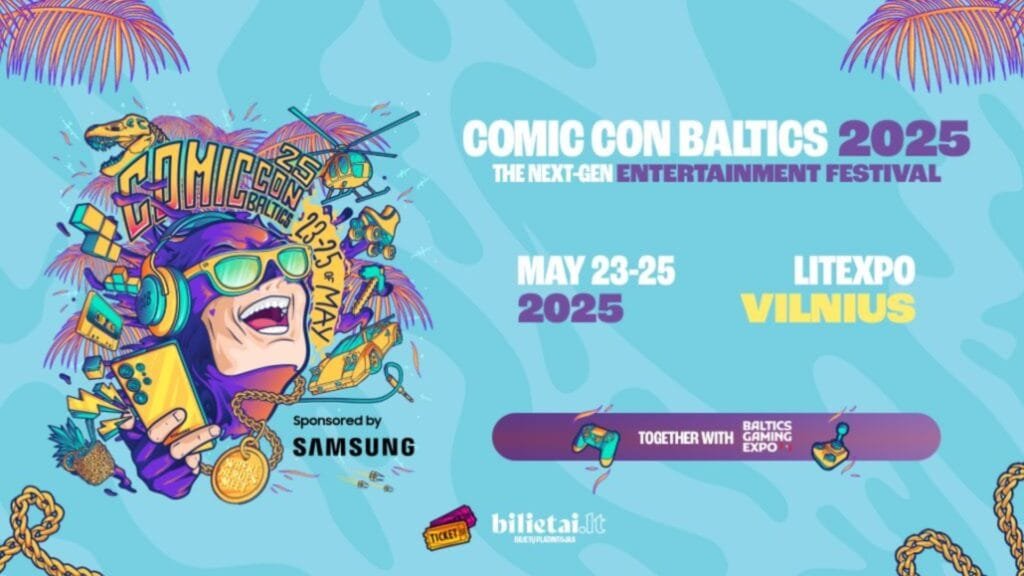 „Comic Con Baltics 2025“: žinomi aktoriai, kompiuteriniai veikėjai ir ...
