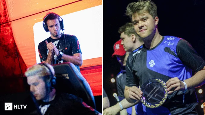 „aNdu“ (dešinėje) ir „emi“ (kairėje) / HLTV nuotr.