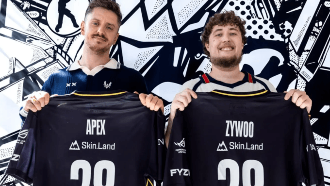 „ZywOo“ (kairėje) ir „apEX“ (dešinėje) / „Team Vitality“ nuotr.