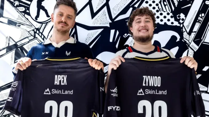 „ZywOo“ (kairėje) ir „apEX“ (dešinėje) / „Team Vitality“ nuotr.